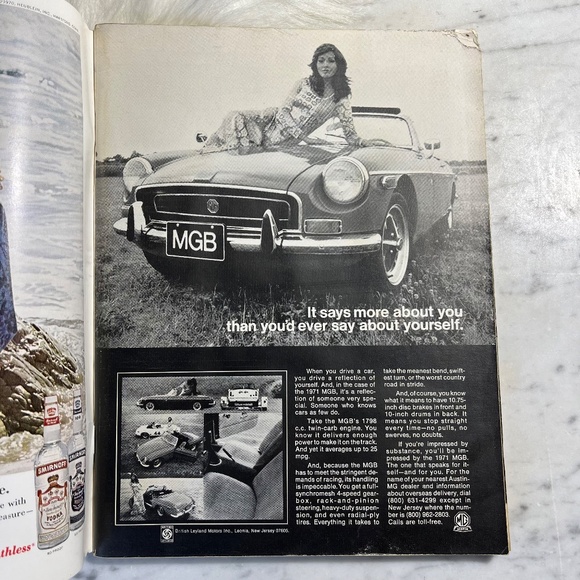 Vintage 70s Playboy Magazine April 1971 - Picture 5 of 8